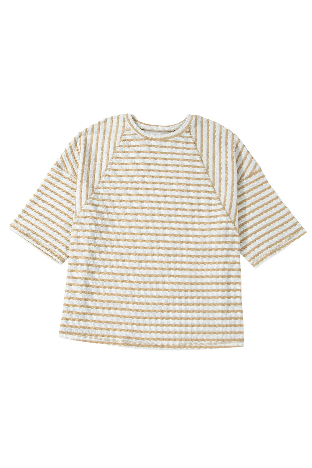 The Nellie Stripe Textured Top