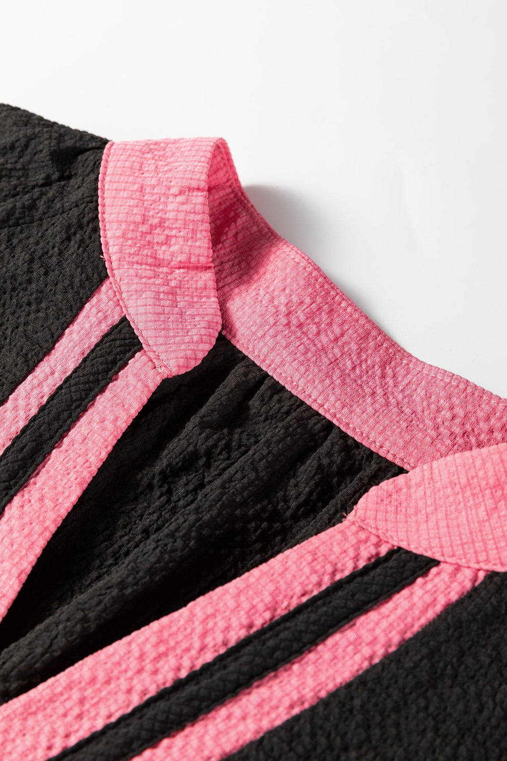 The Birdie Colorblock V-Neck Blouse
