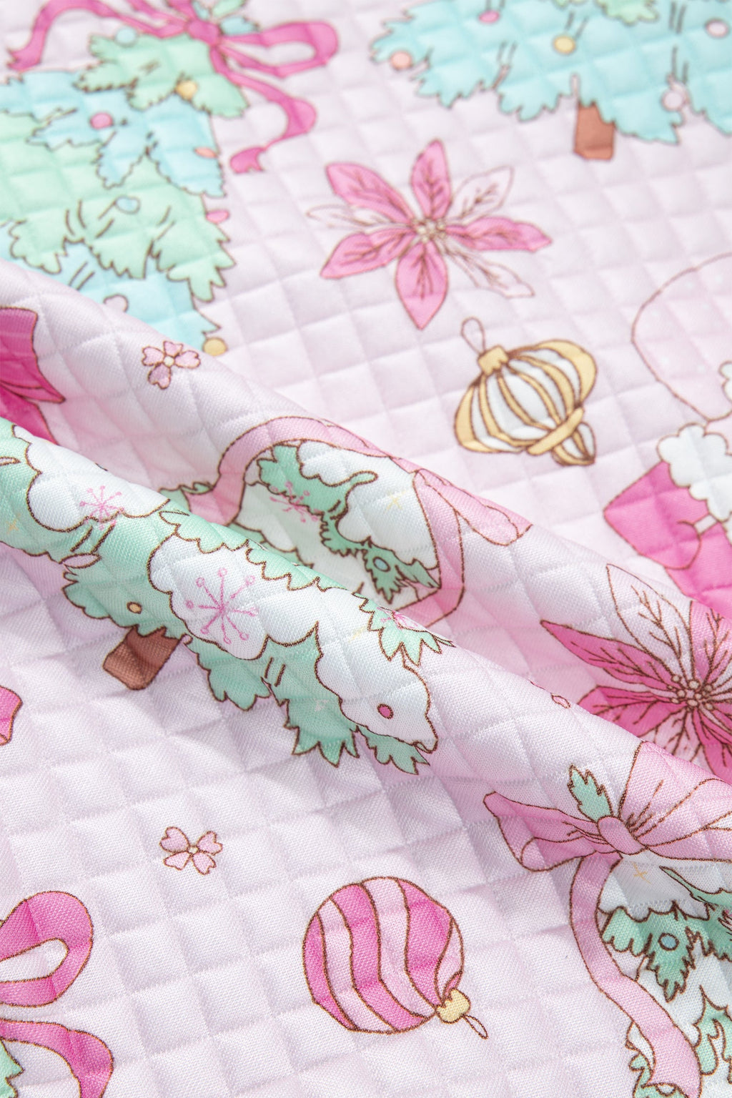 The Sugarplum Santa Quilted Pullover