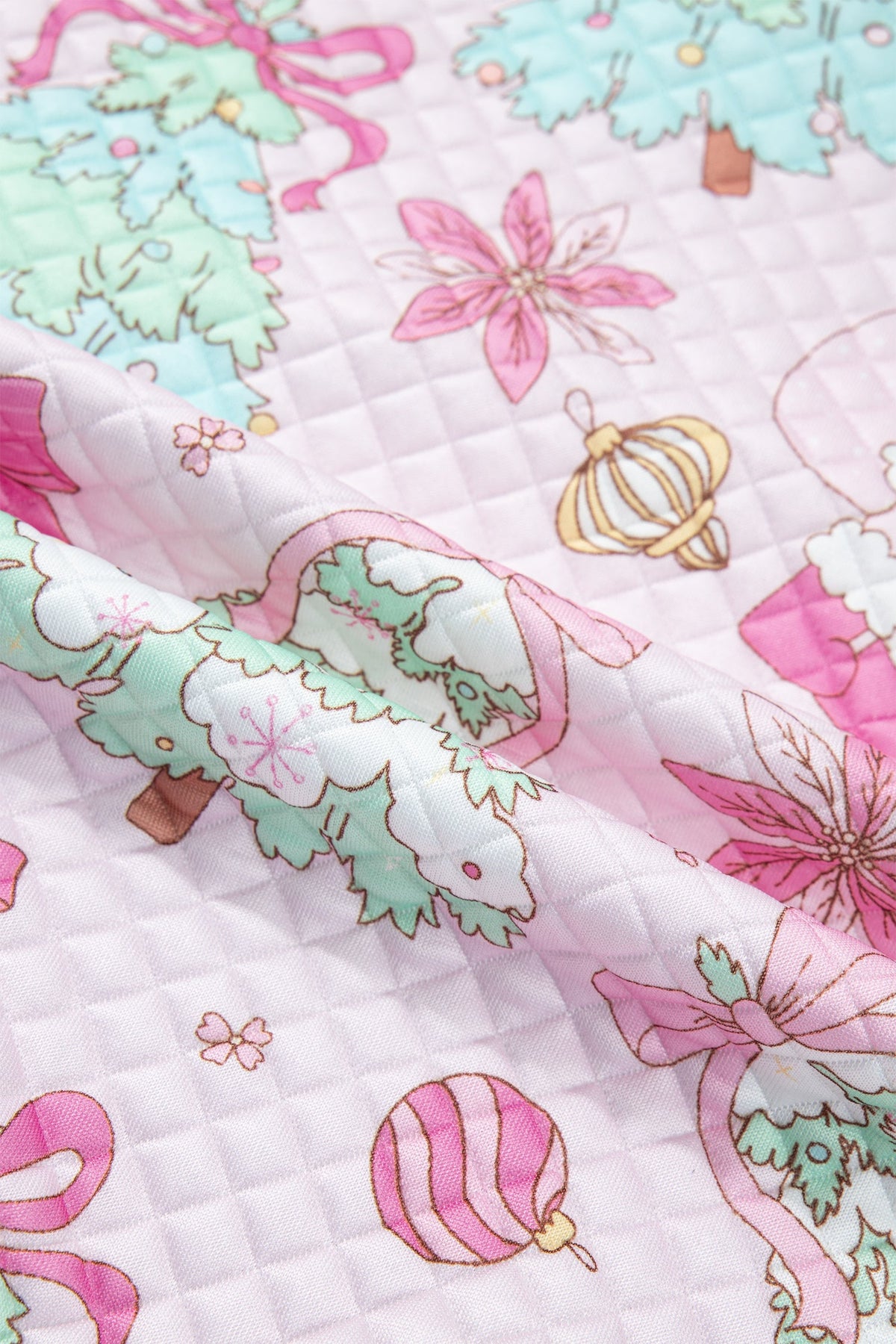The Sugarplum Santa Quilted Pullover