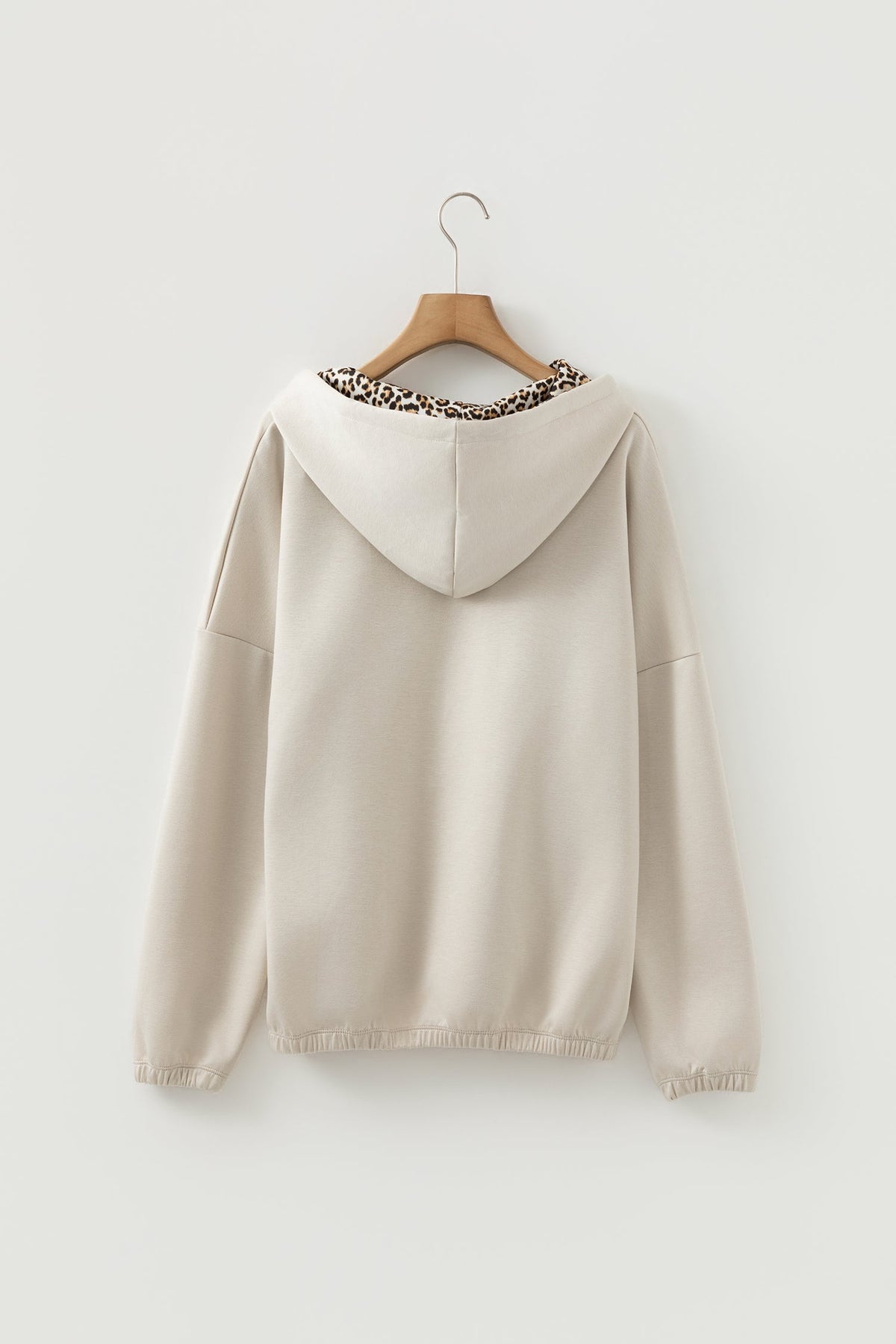The Hollis Leopard Drawstring Hoodie