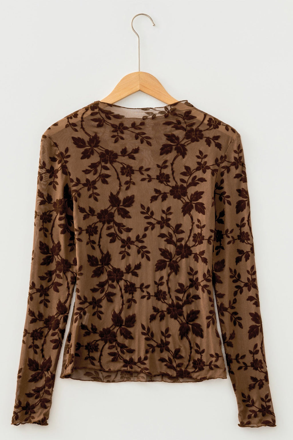 The Marlowe Velvet Floral Top