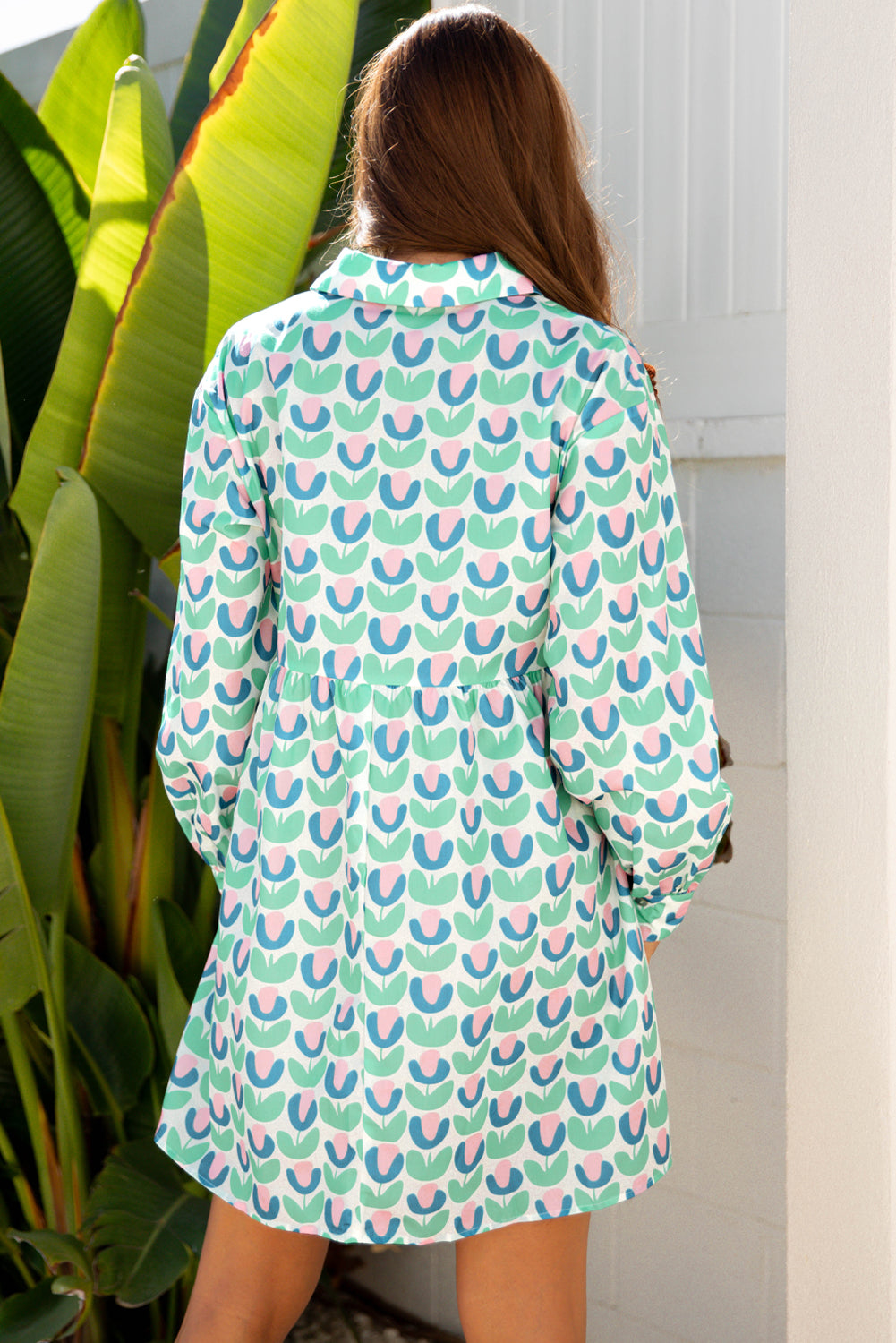 The Floral Scalloped Fiona Dress