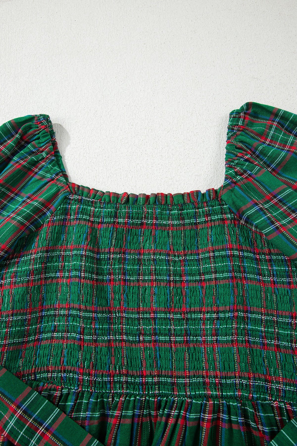 The Home For The Holidays Plaid Midi Dress
