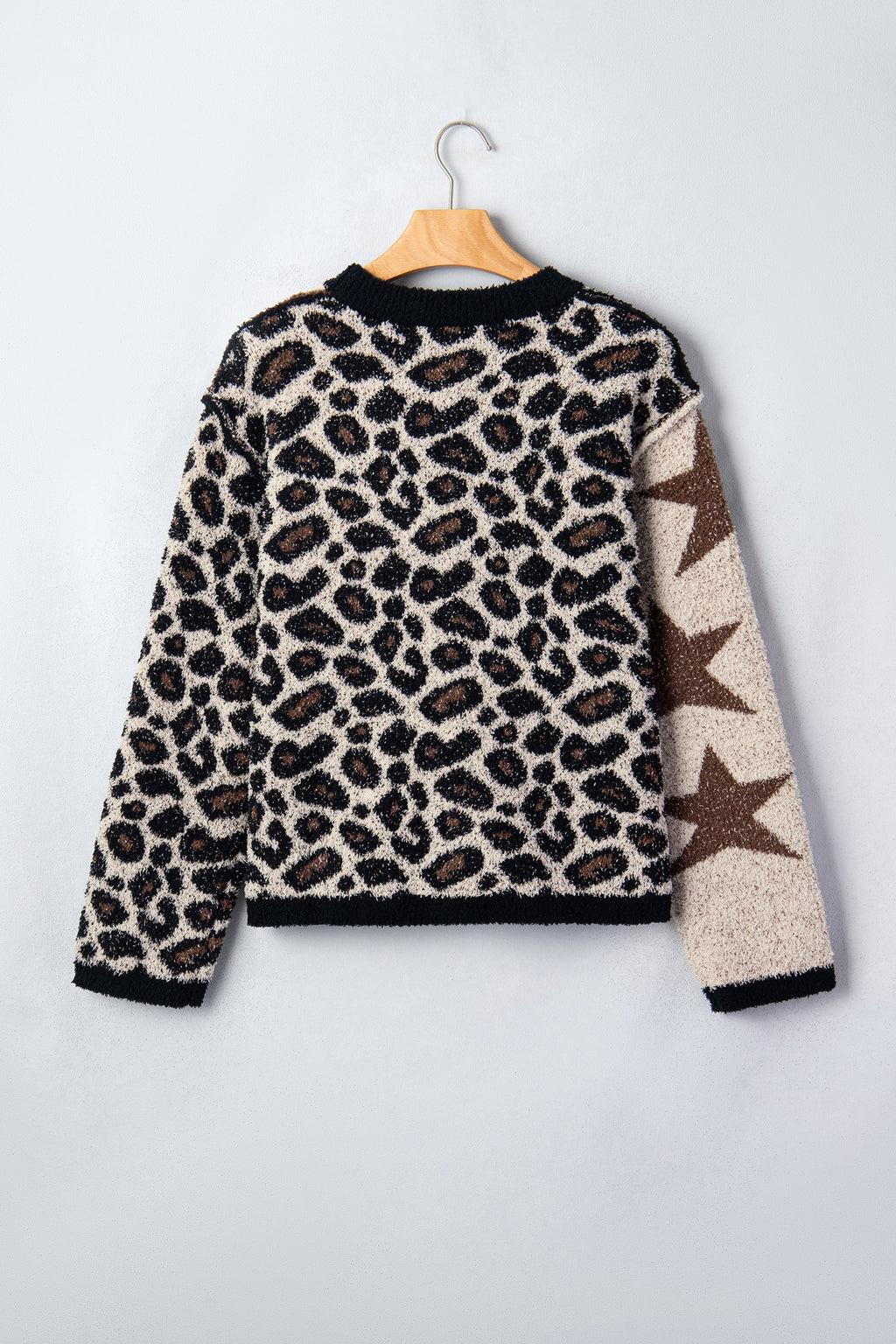 The Lily James Leopard Star Sweater