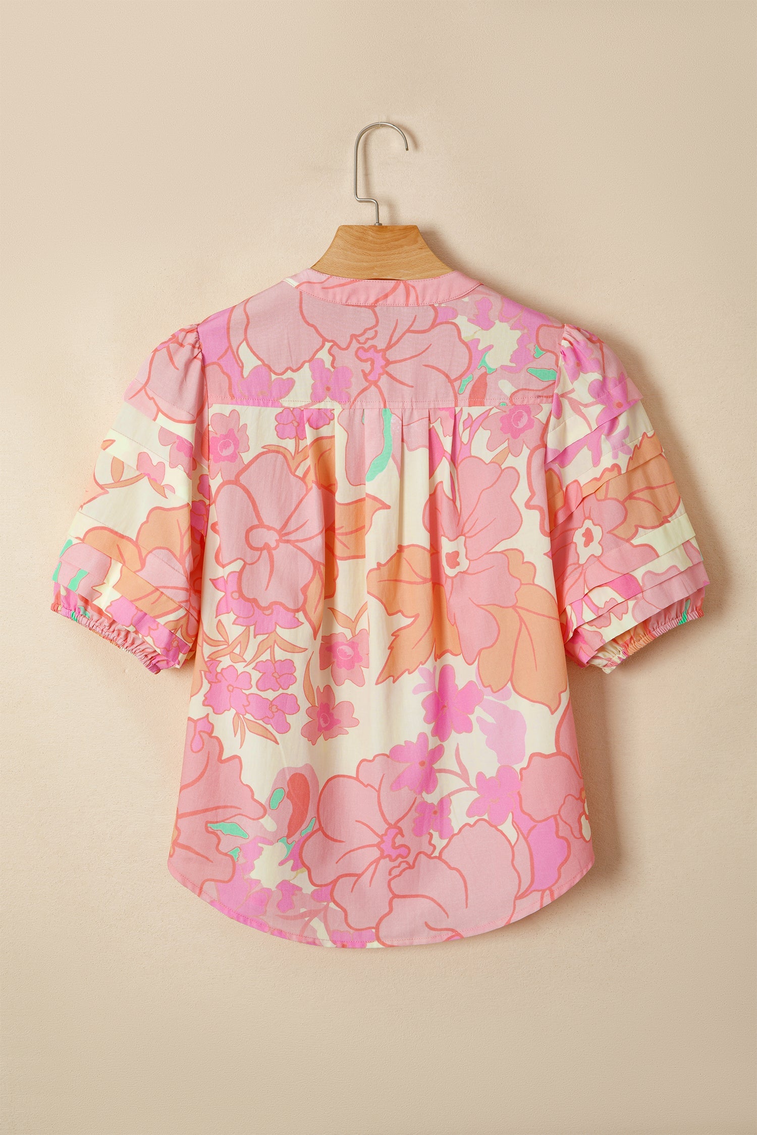 The TInsley Floral Button Down Blouse