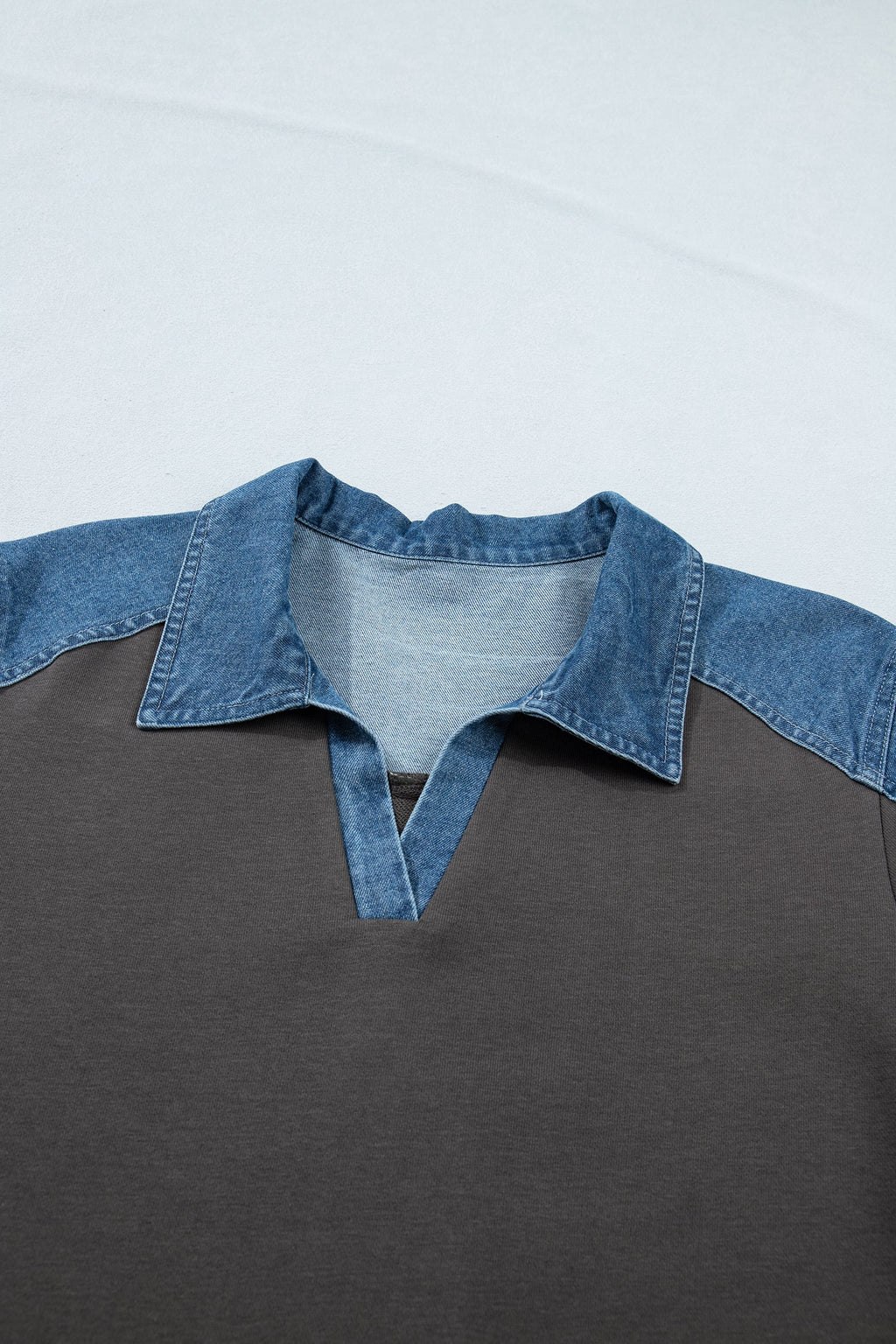 The Nova Denim Polo T-Shirt Dress