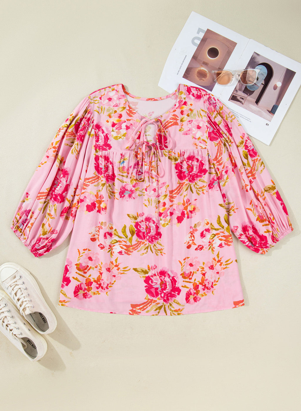 The Quincy Floral Top