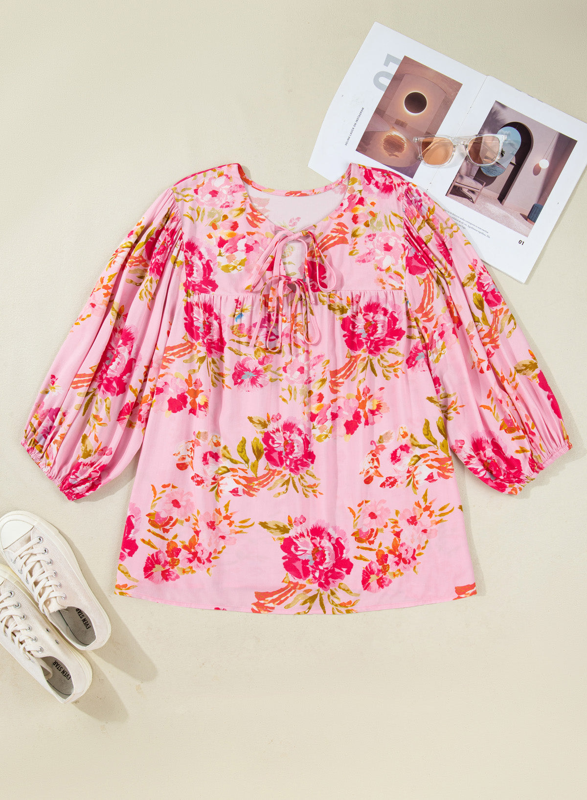 The Quincy Floral Top