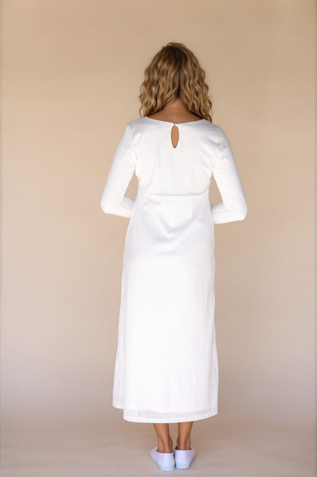 The Claire LDS Temple Dress - Petite