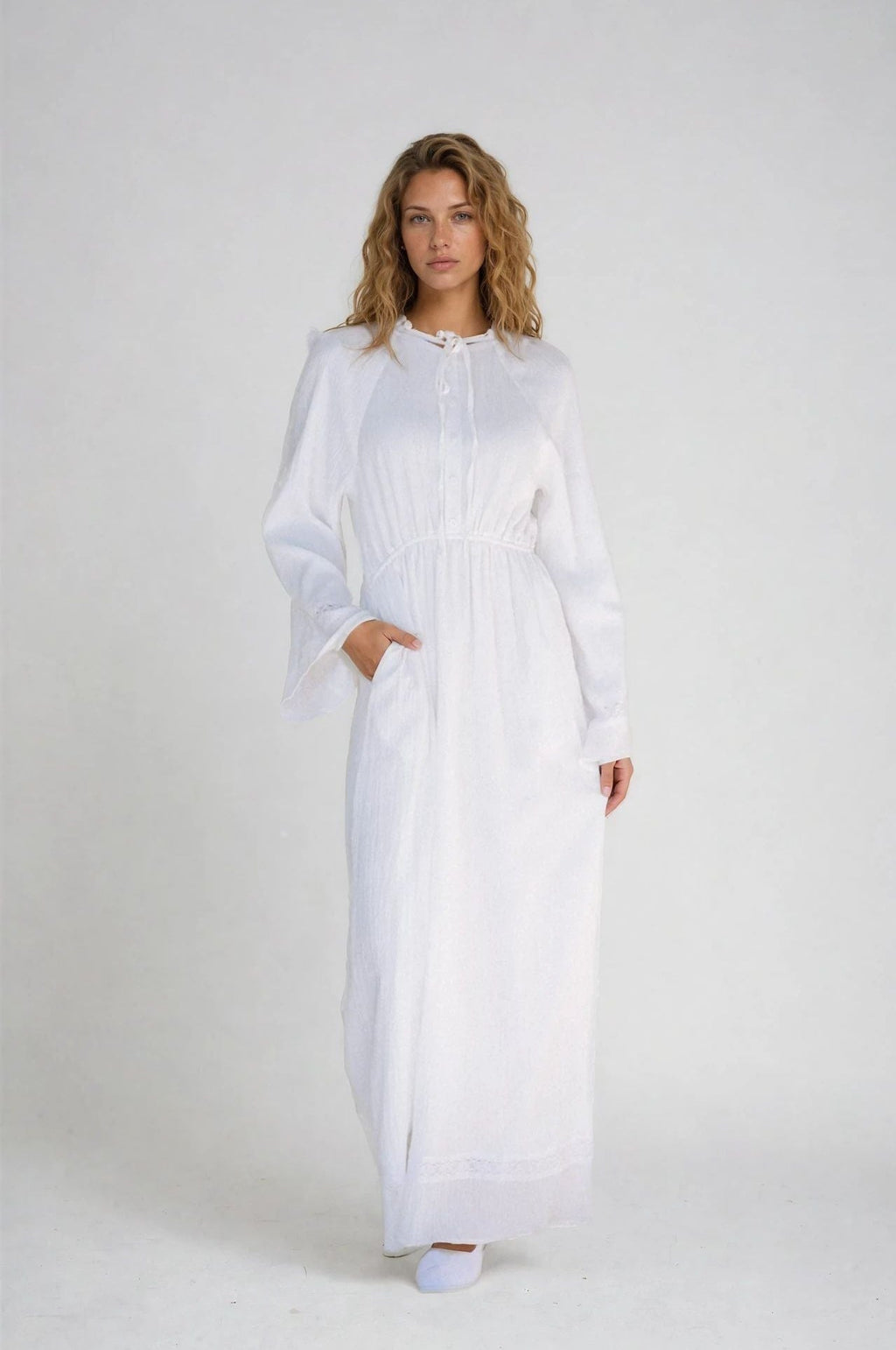 The Layla LDS Temple Dress