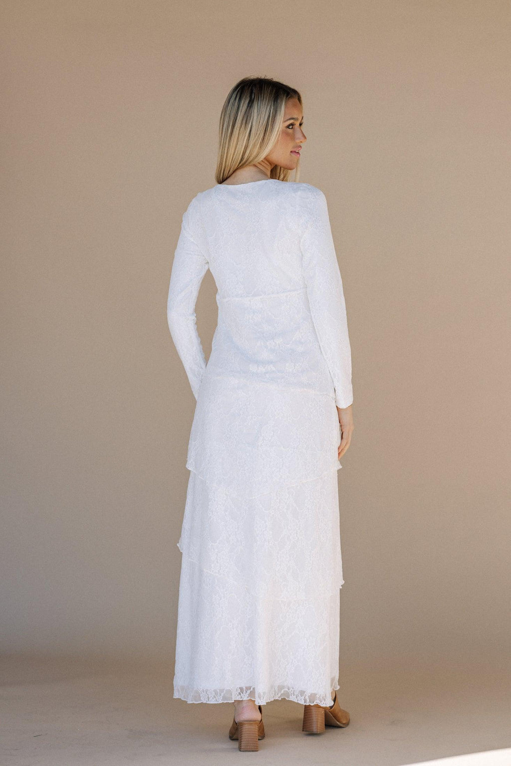 The Brielle LDS Temple Dress