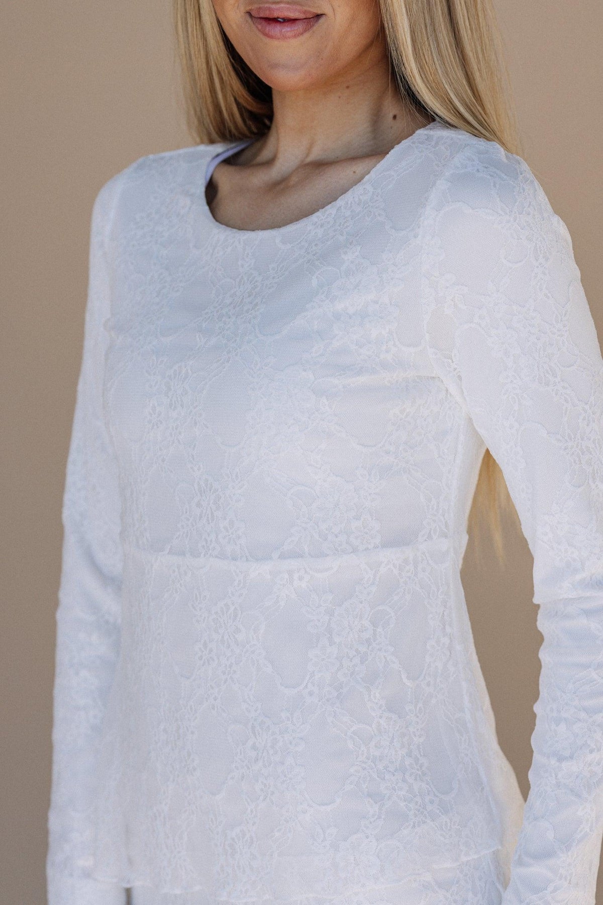 The Brielle LDS Temple Dress