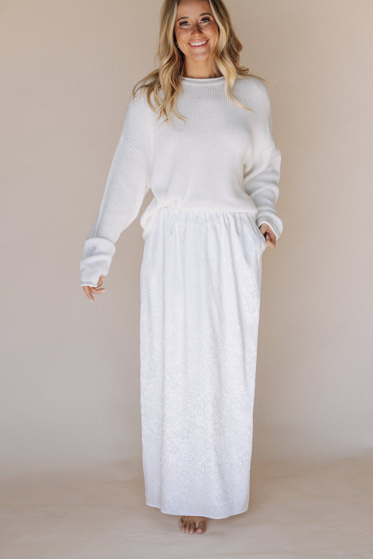 The Hannah Skirt in White