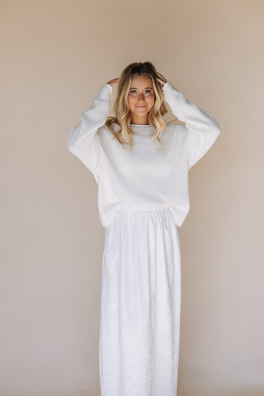 The Hannah Skirt in White