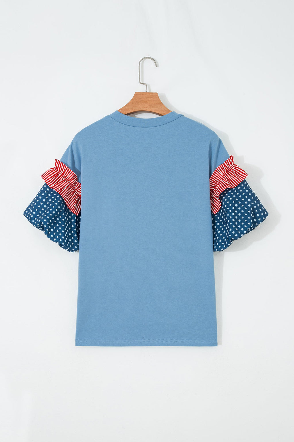 The Avery Patriotic Puff Sleeve Top