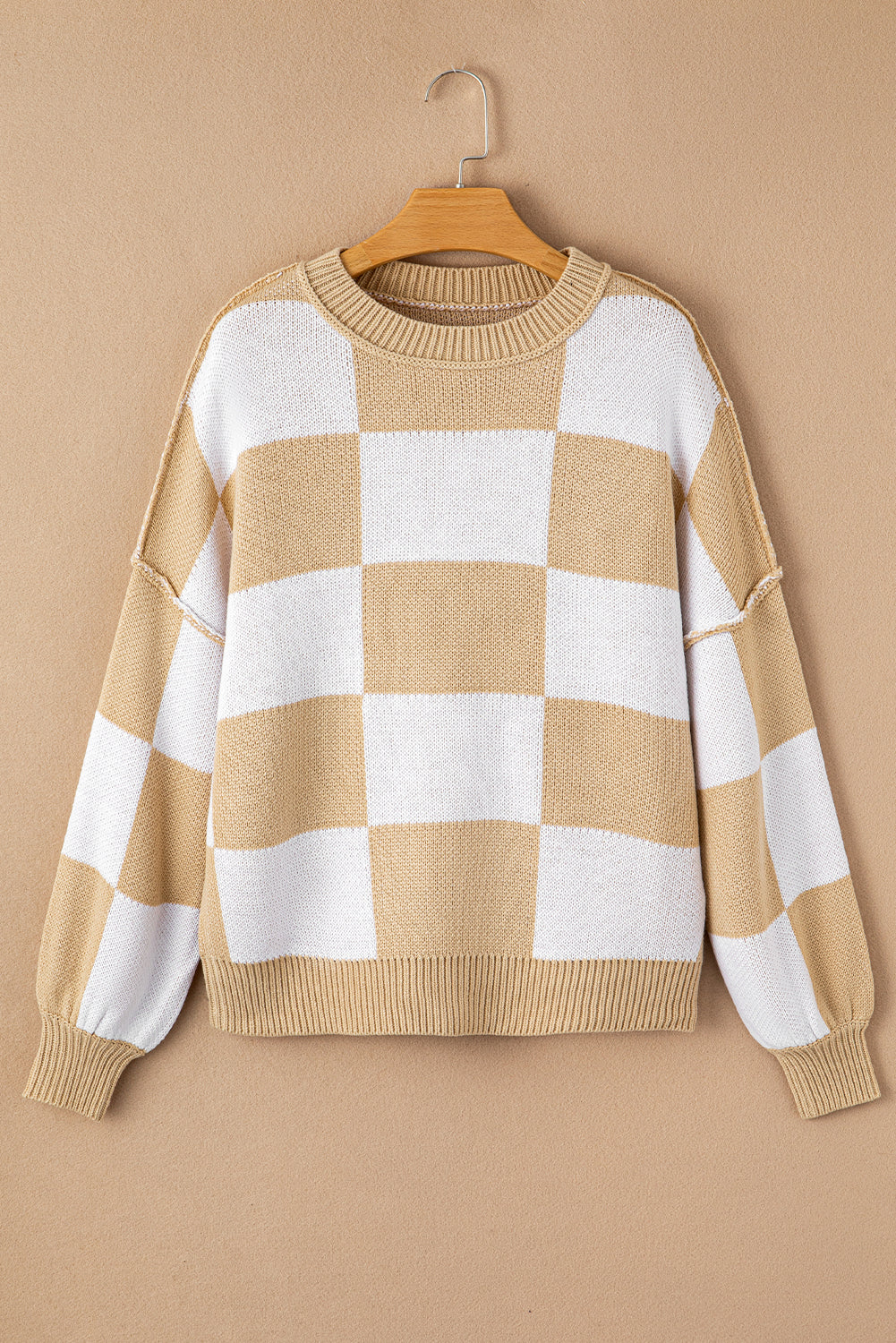 The Collins Checker Sweater