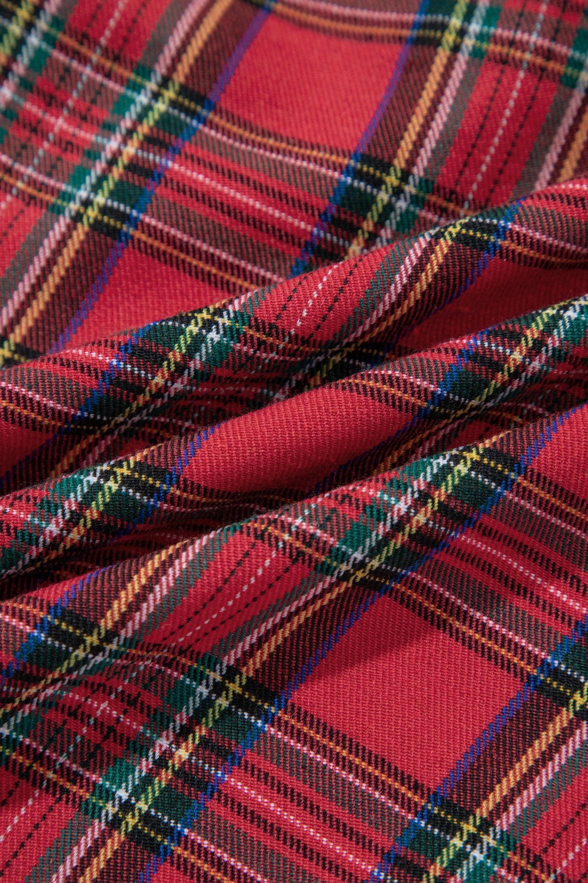 The Holly Mae Plaid Holiday Dress