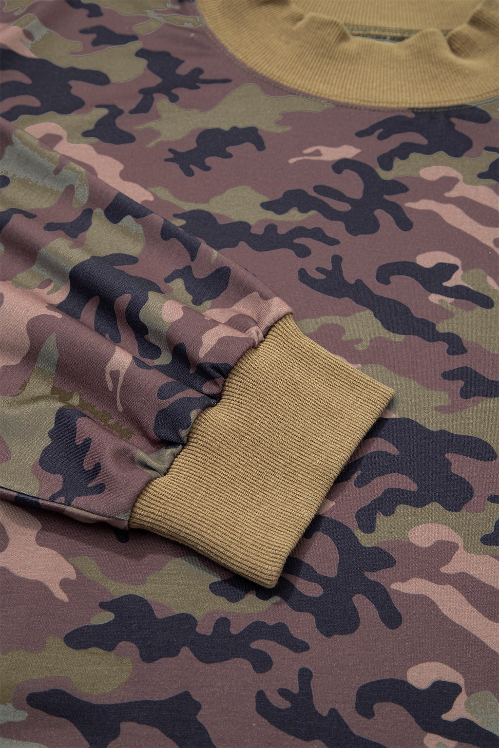 The Willow Camo Mock Neck Sweatshirt