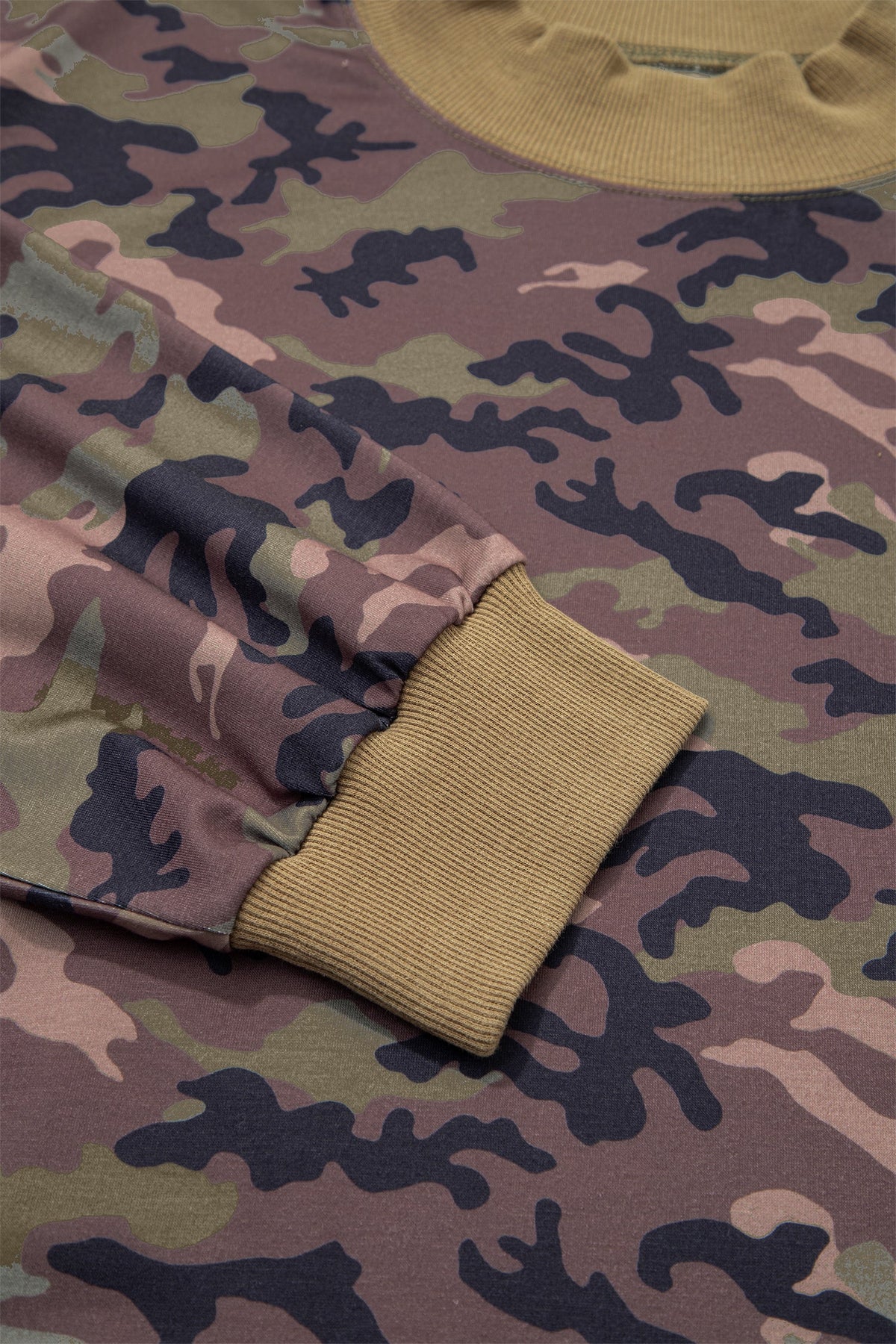 The Willow Camo Mock Neck Sweatshirt