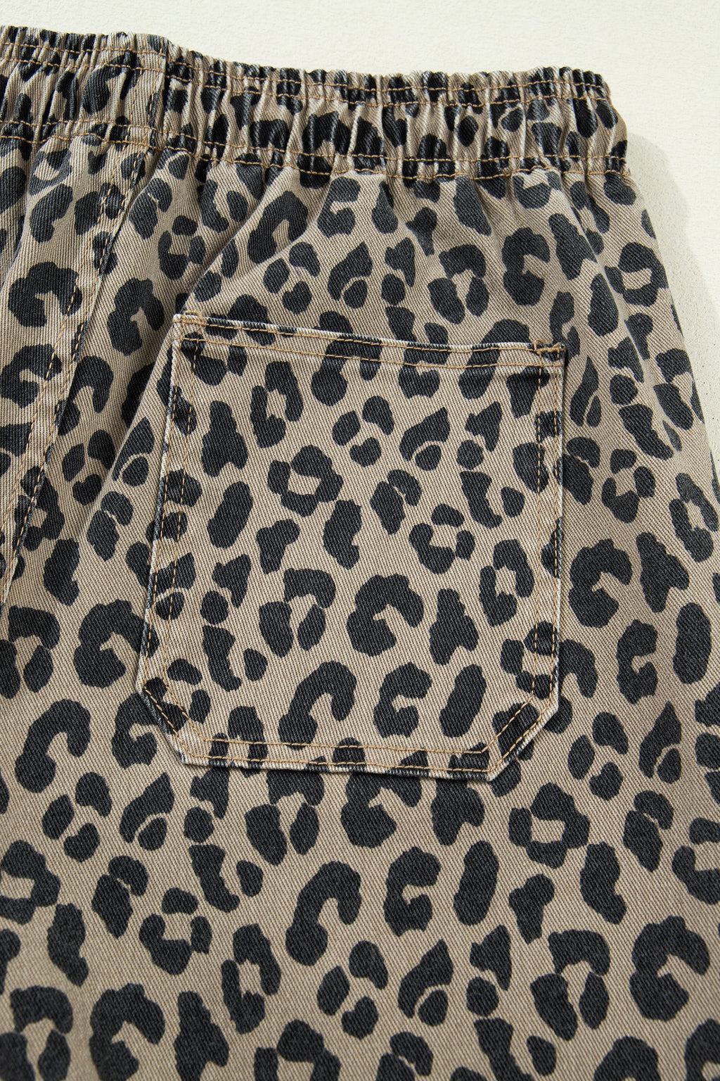 The Monroe Leopard Denim Pants