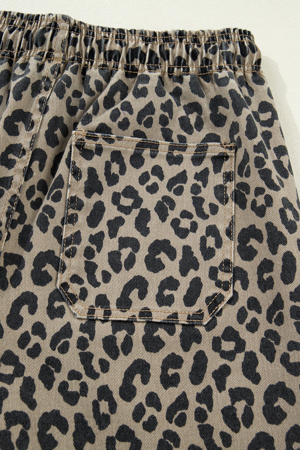 The Monroe Leopard Denim Pants