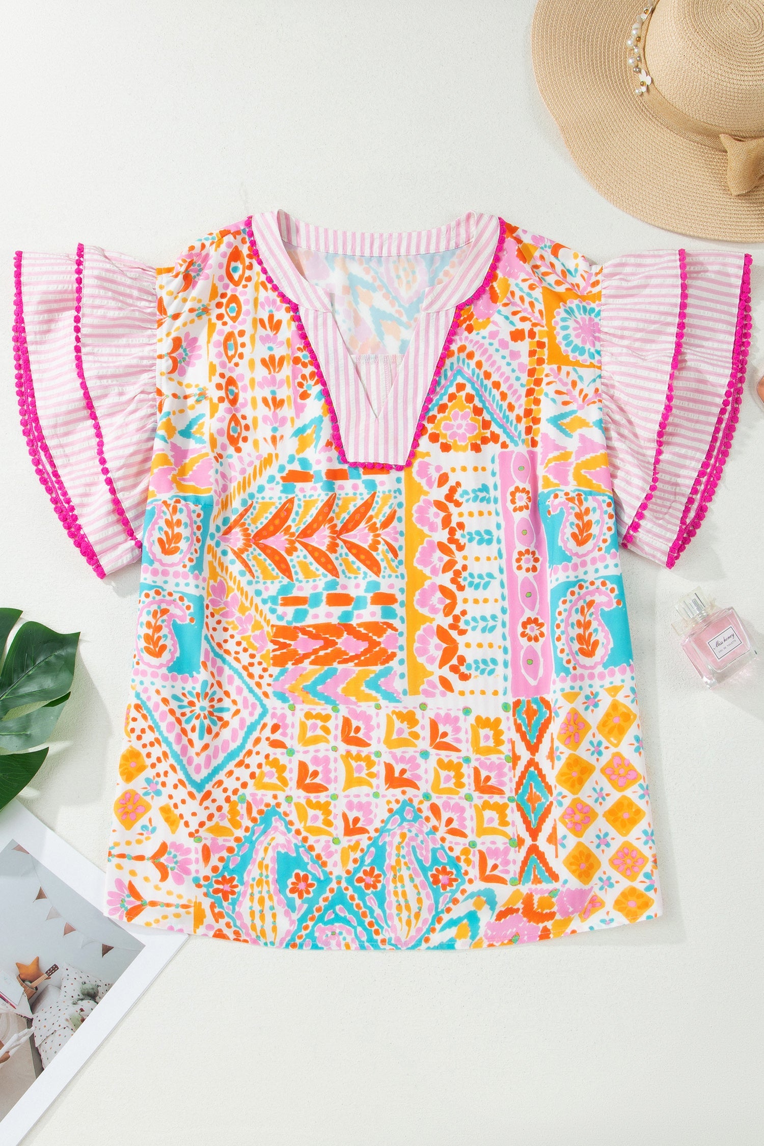 The Julia Ruffle Sleeve Blouse