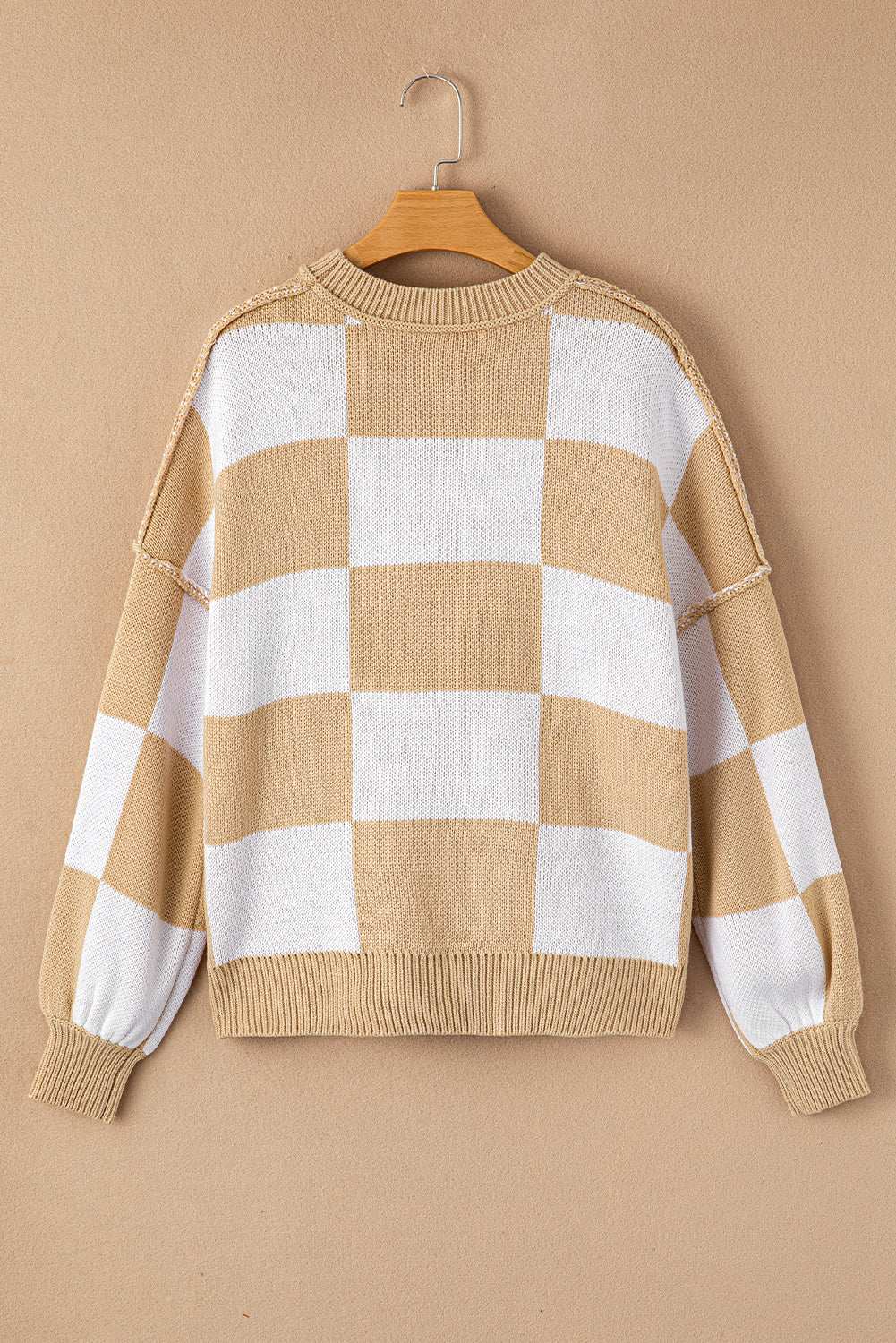 The Collins Checker Sweater
