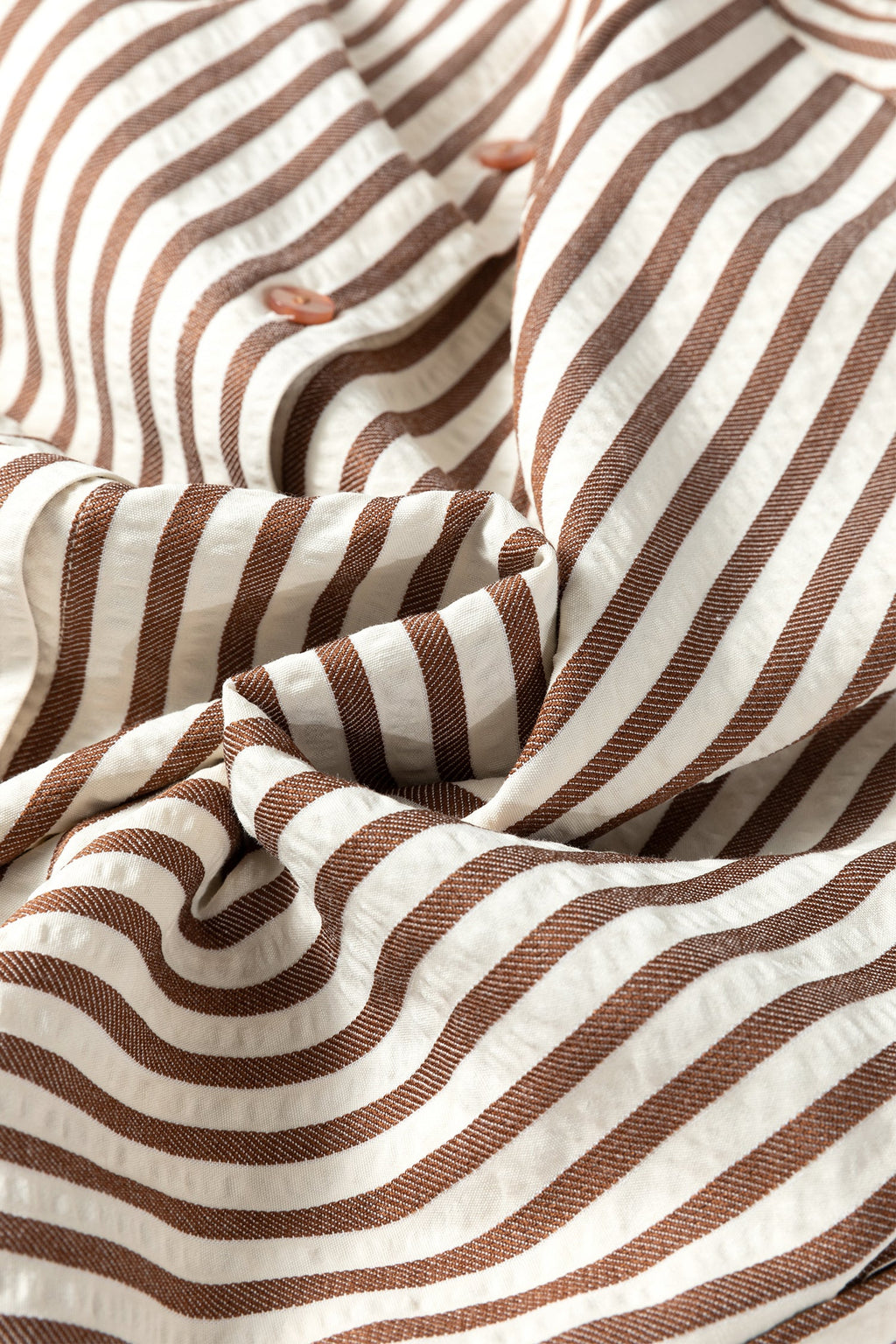 The Lena Stripe Textured  Midi Dress