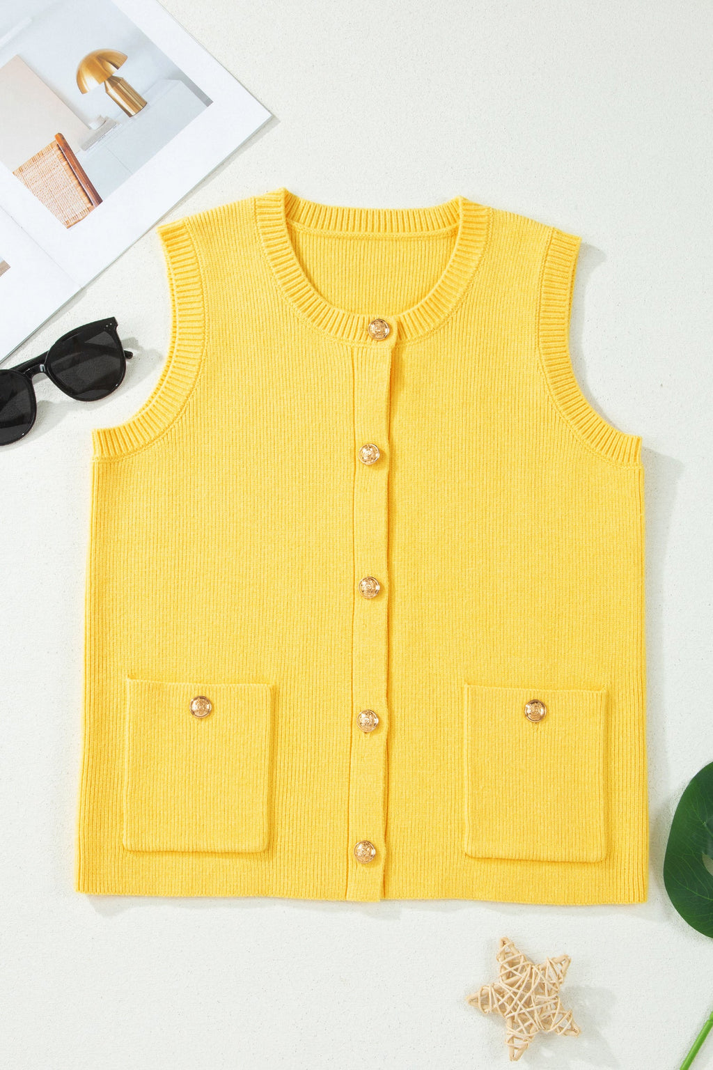The Sloane Knit Sleeveless Sweater