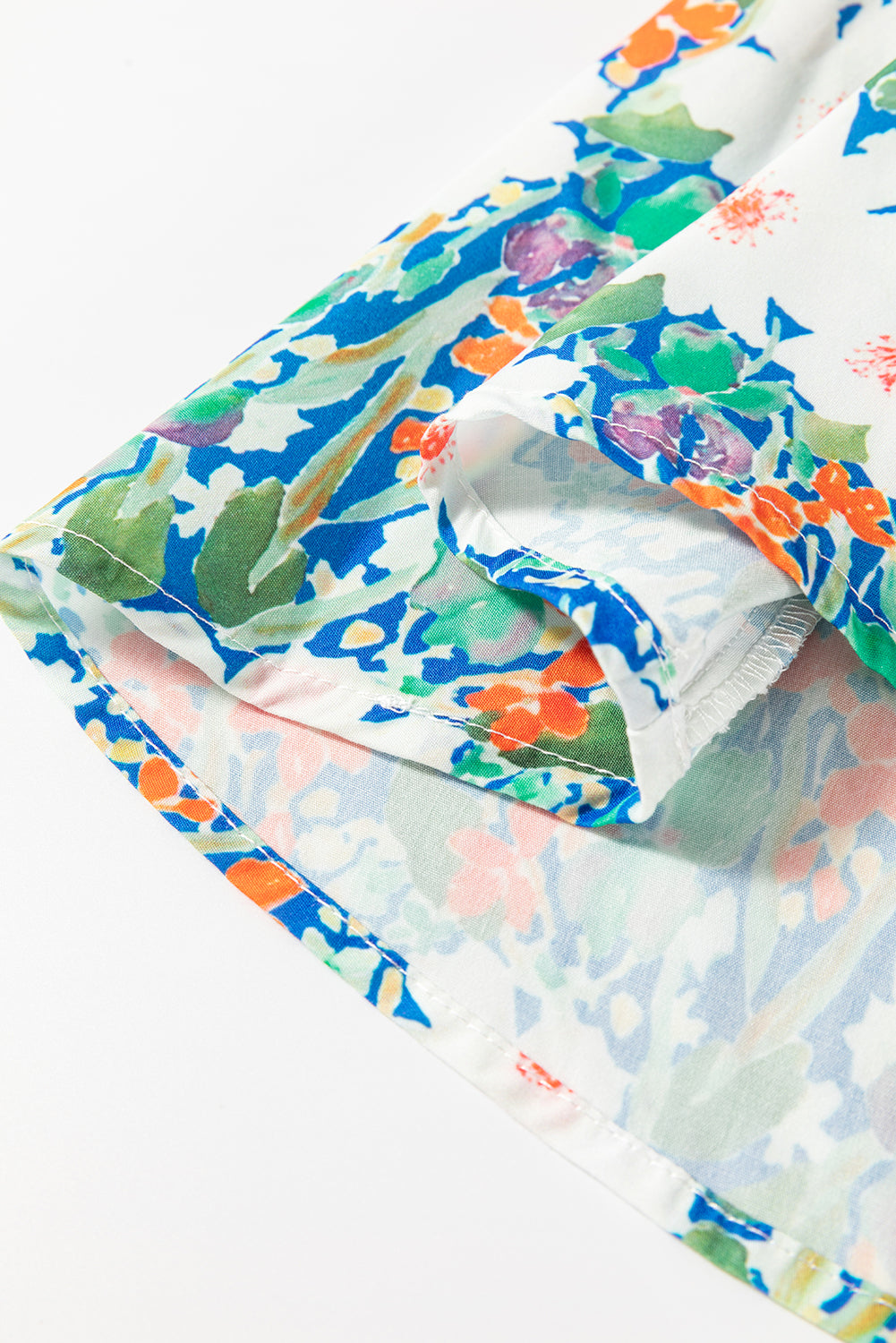 The Amelia June Floral Bow Peplum Blouse