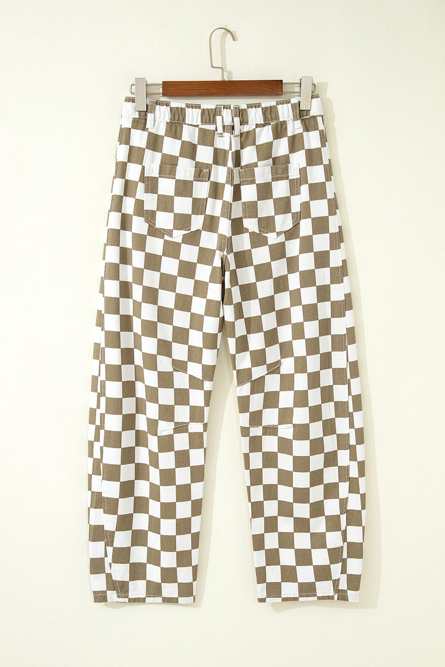 The Autumn Checker Denim Pants