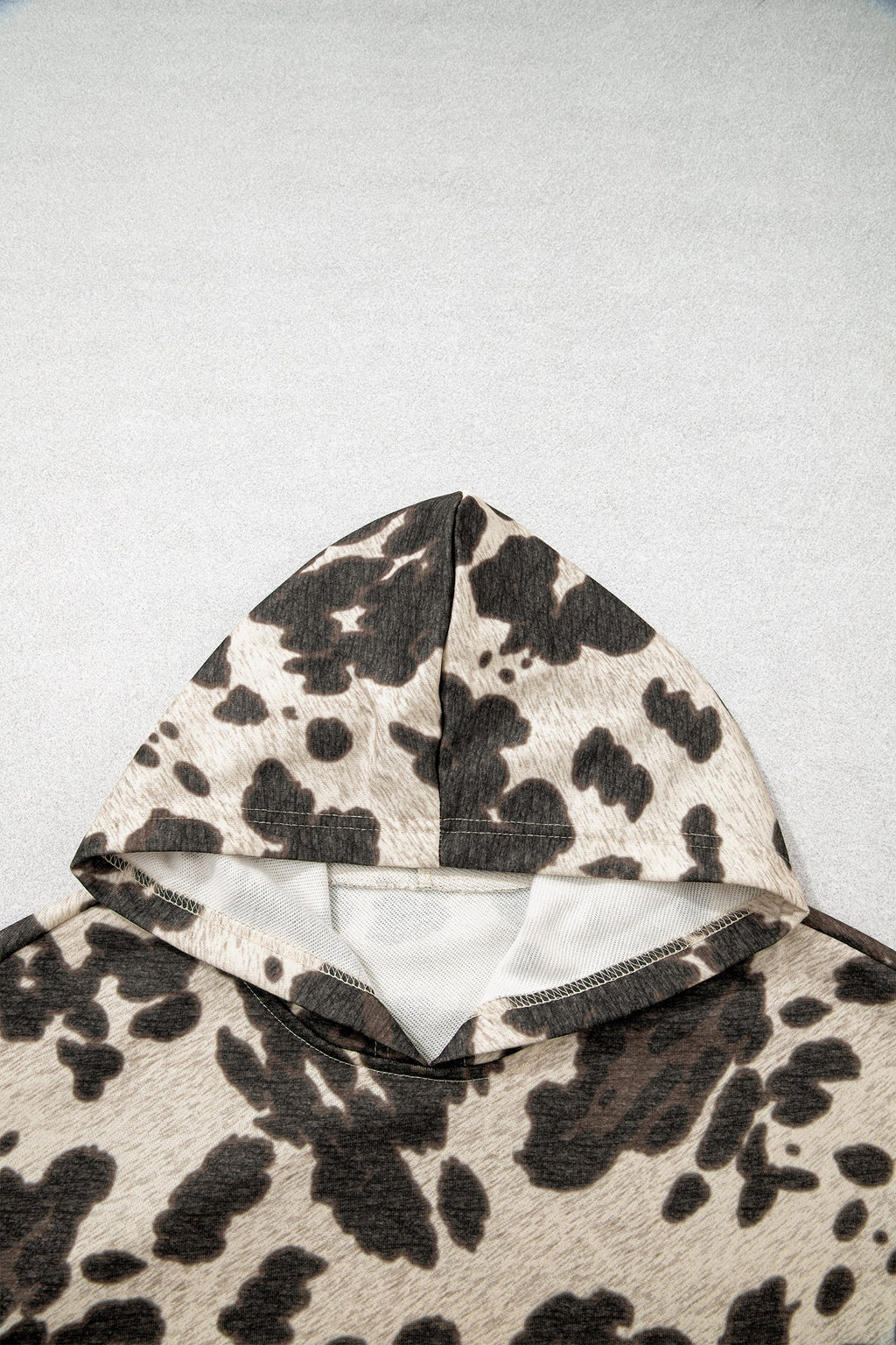 The Hattie Cow Print Hoodie