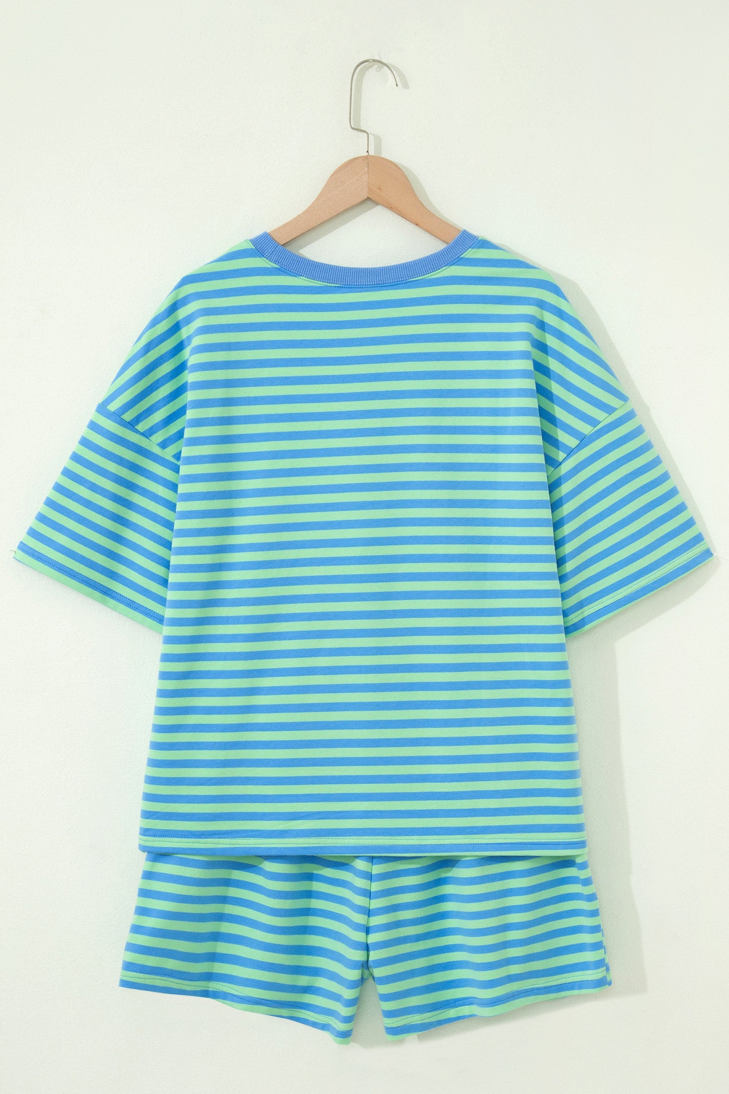 The Bella Stripe Shorts Set