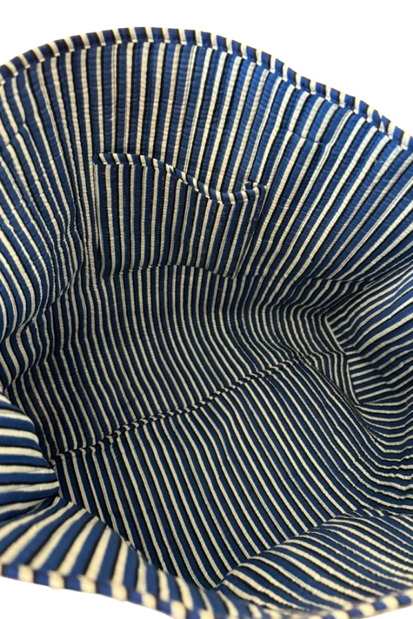 The Sasha Blue and White Floral Tote Bag
