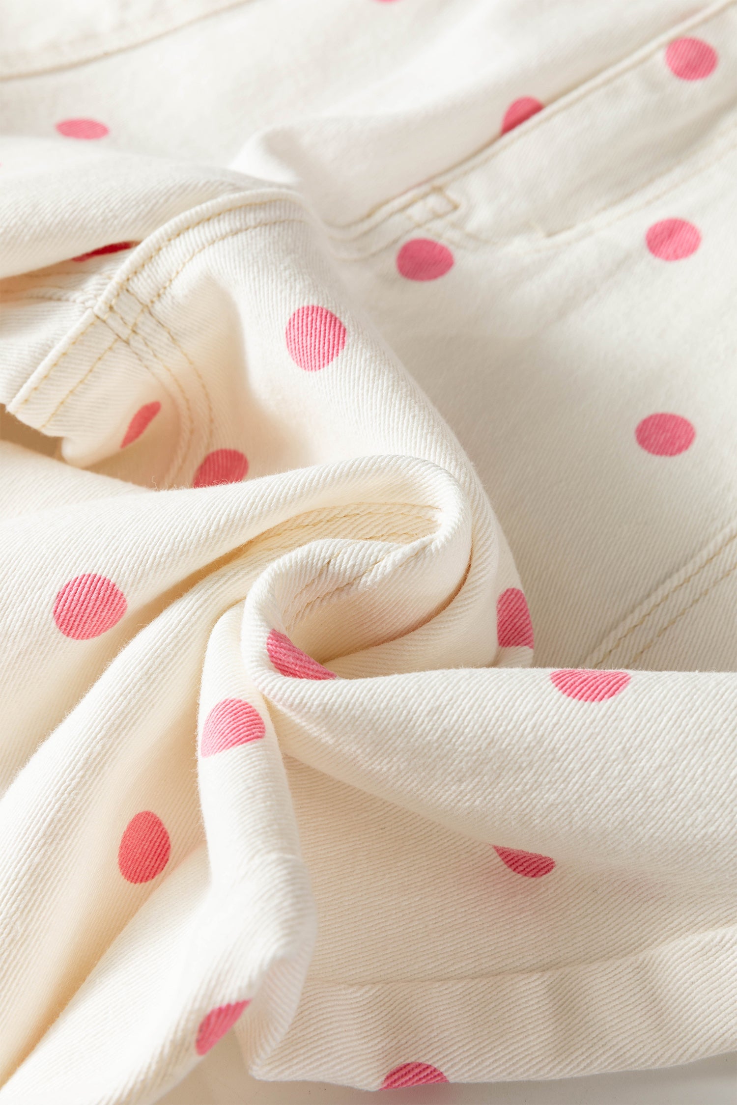 The Paula Polka Dot Ankle Length Jeans