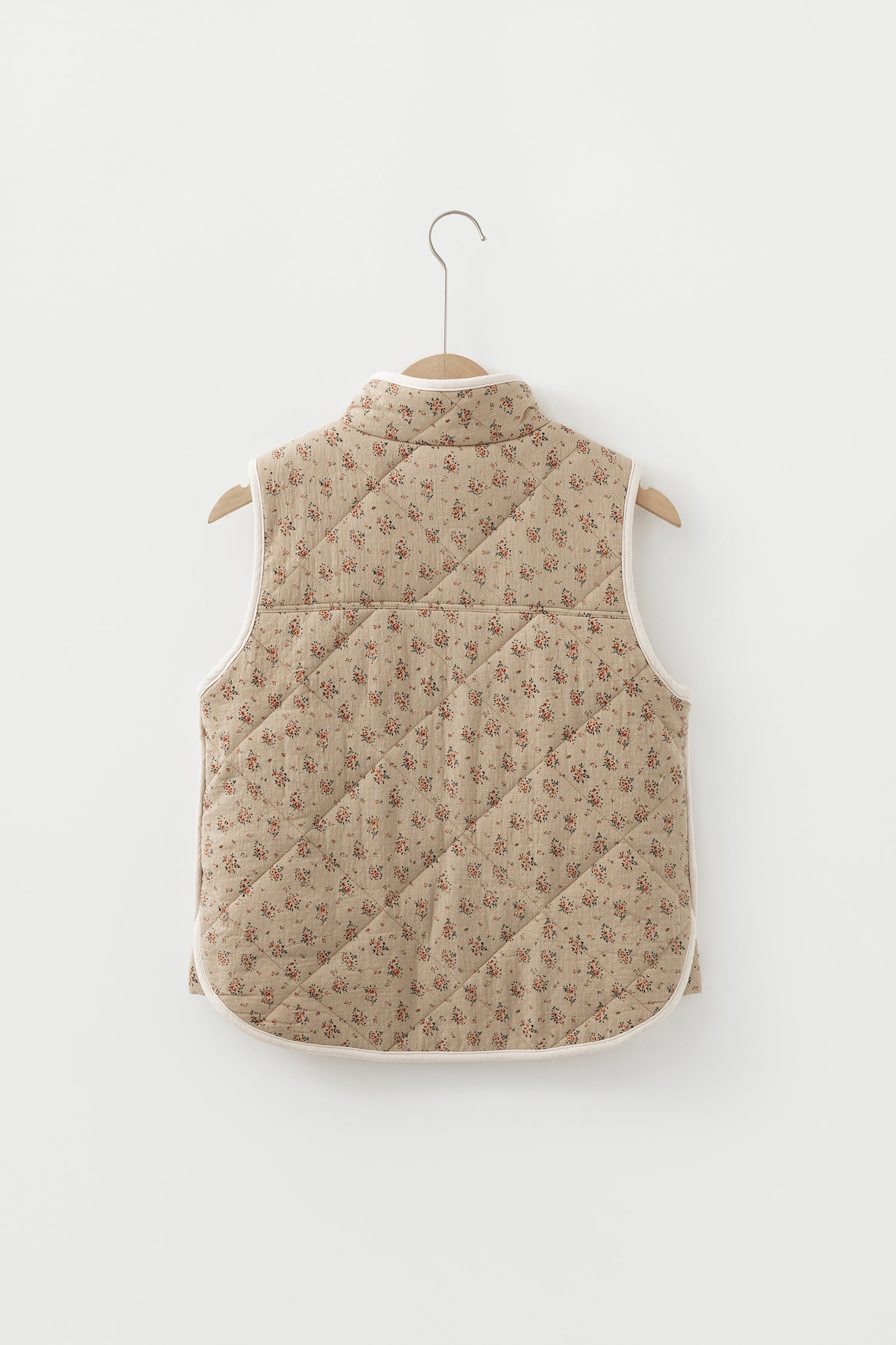 The Nellie Floral Quilted Vest