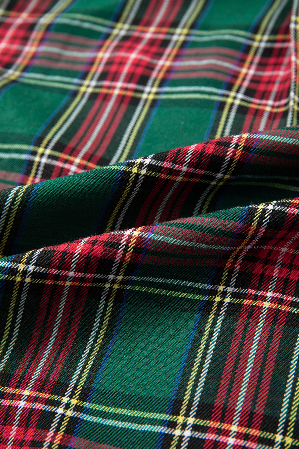 The Mistletoe Plaid Button Up
