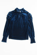 The Arlo Velvet Blouse