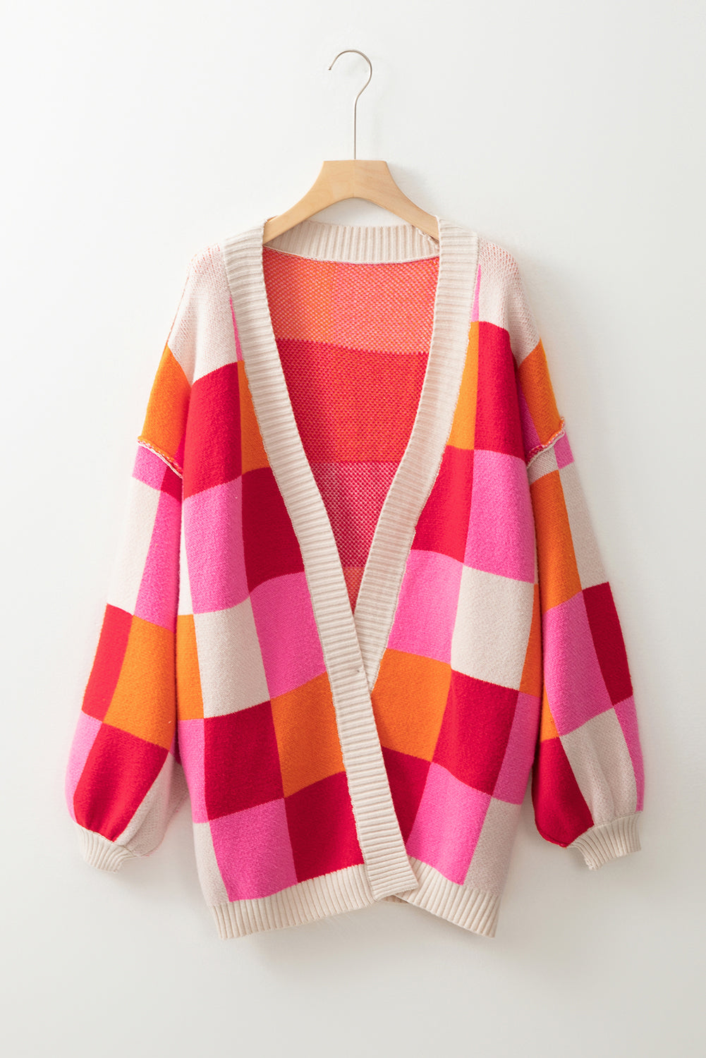 The Reese Checkered Cardigan