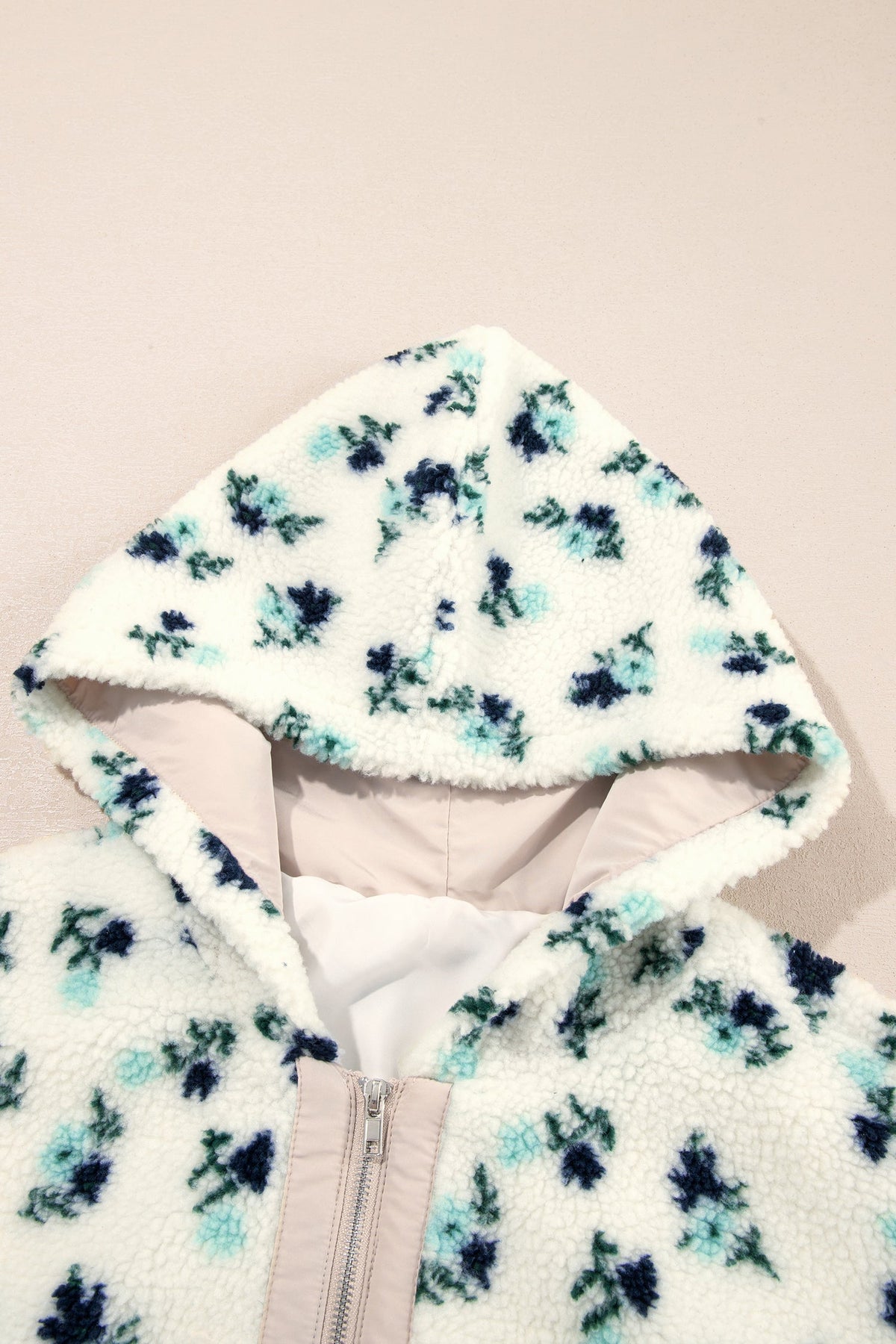 The Addie Floral Sherpa Fleece Jacket
