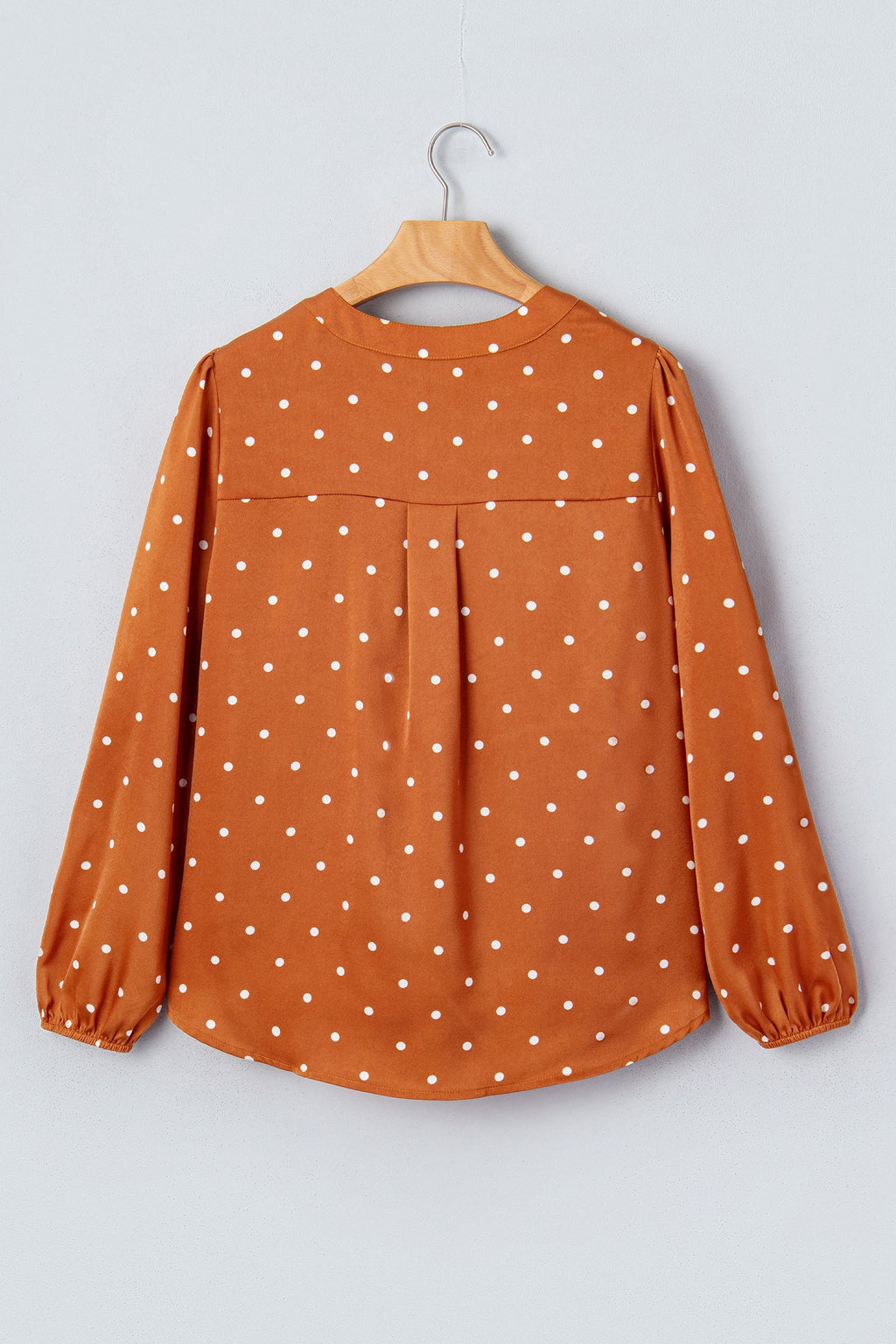 The Autumn Polka Dot Blouse