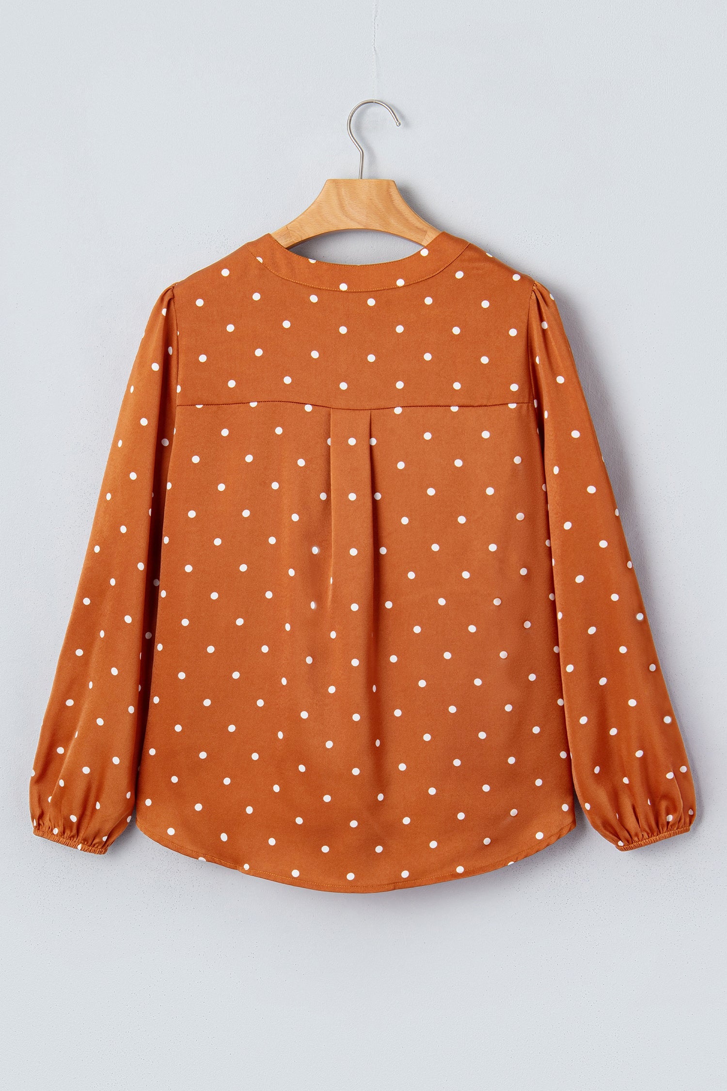 The Autumn Polka Dot Blouse