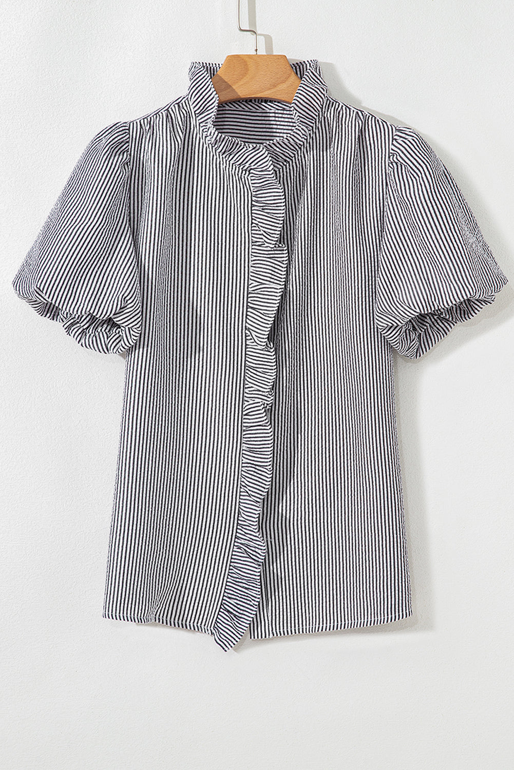 The Taylor Mae Stripe Ruffle Shirt
