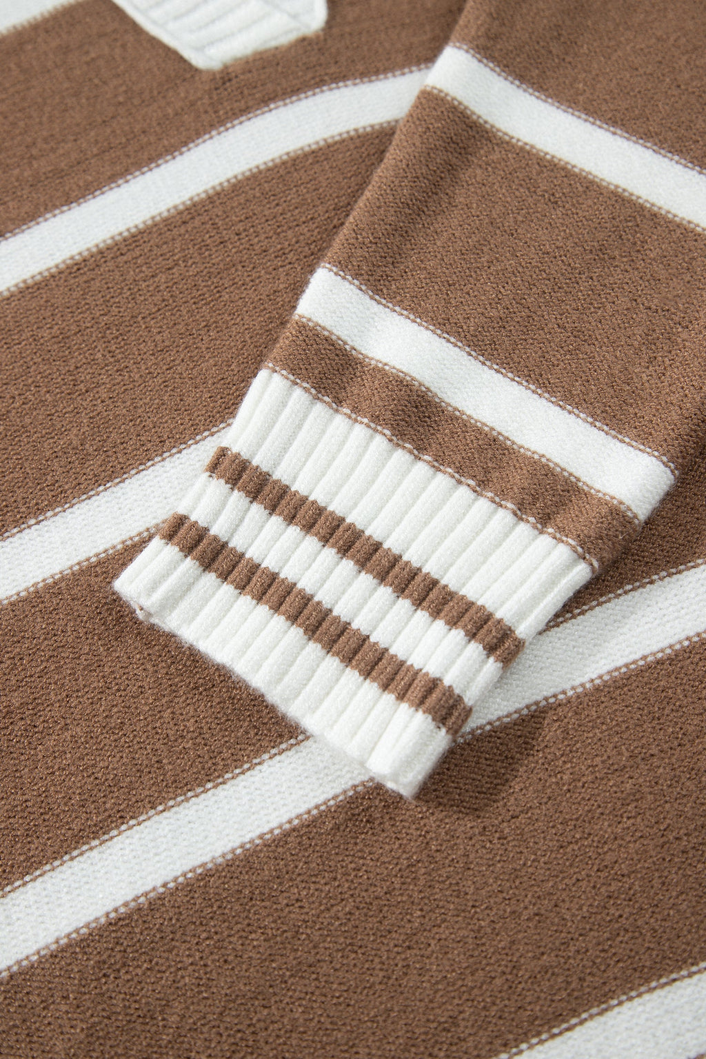 The Cleo Stripe V-Neck Sweater