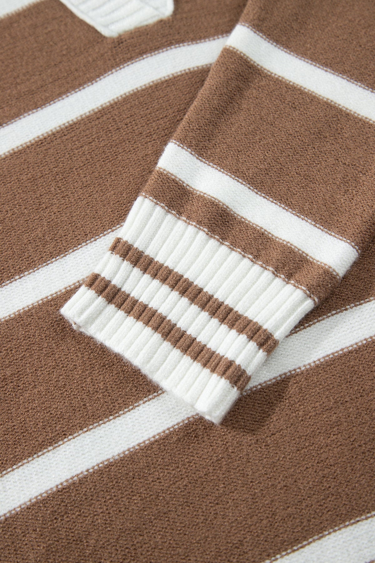 The Cleo Stripe V-Neck Sweater