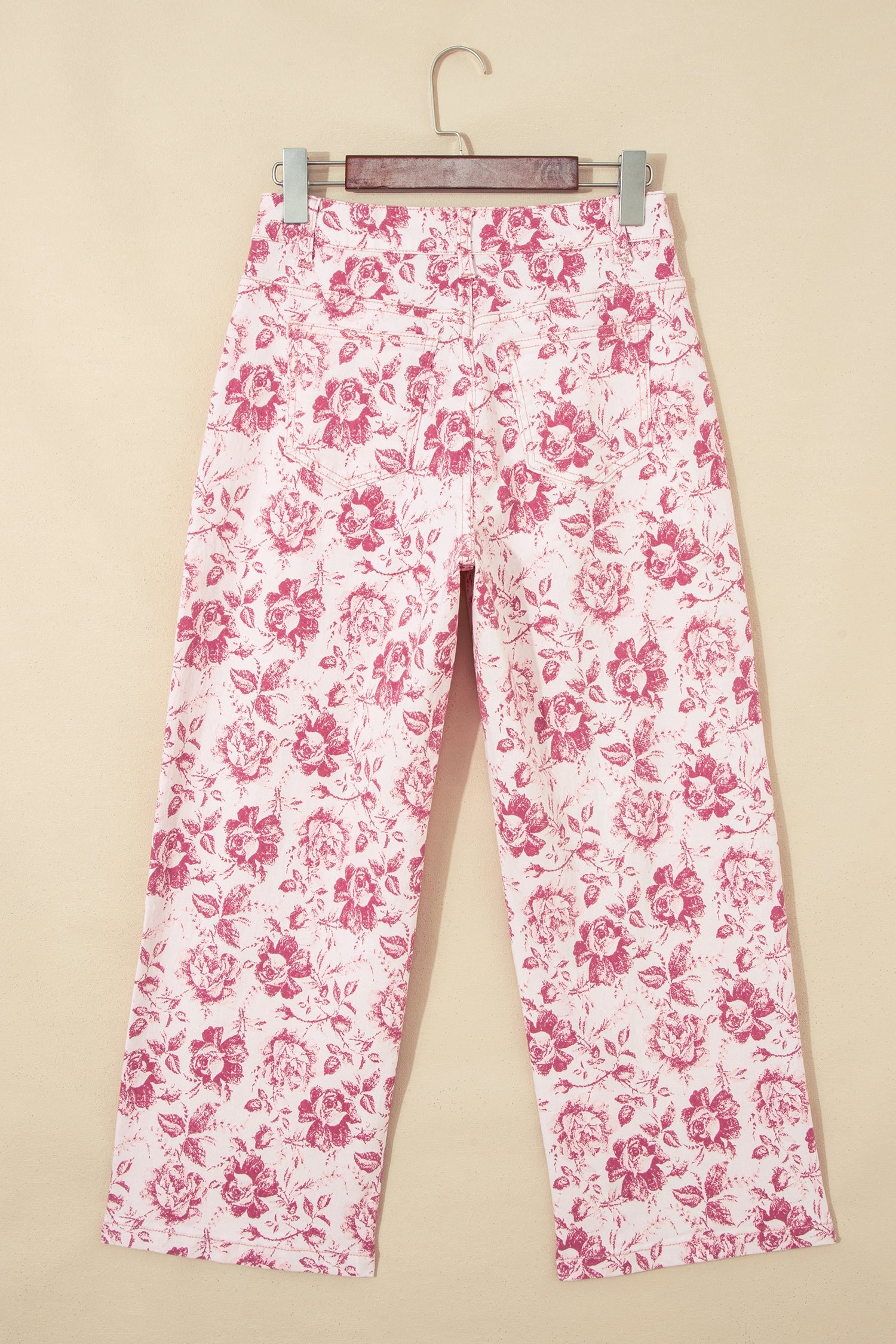 The LULU Floral Denim  Pants