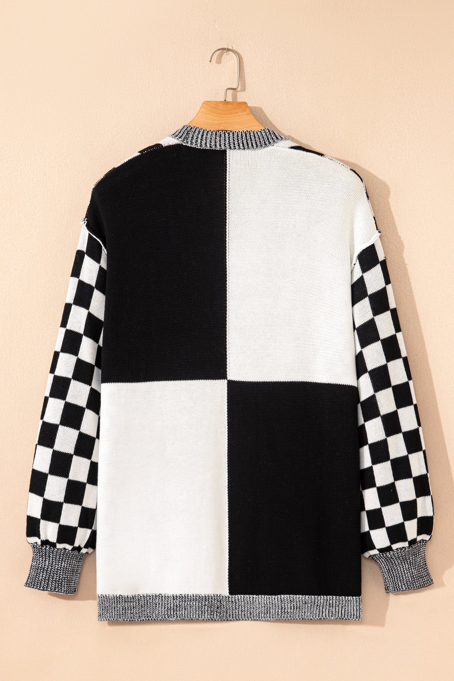 The Mavis Checkered Cardigan