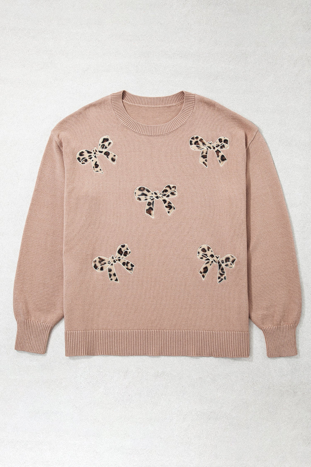 The Beverly Leopard Bow Sweater