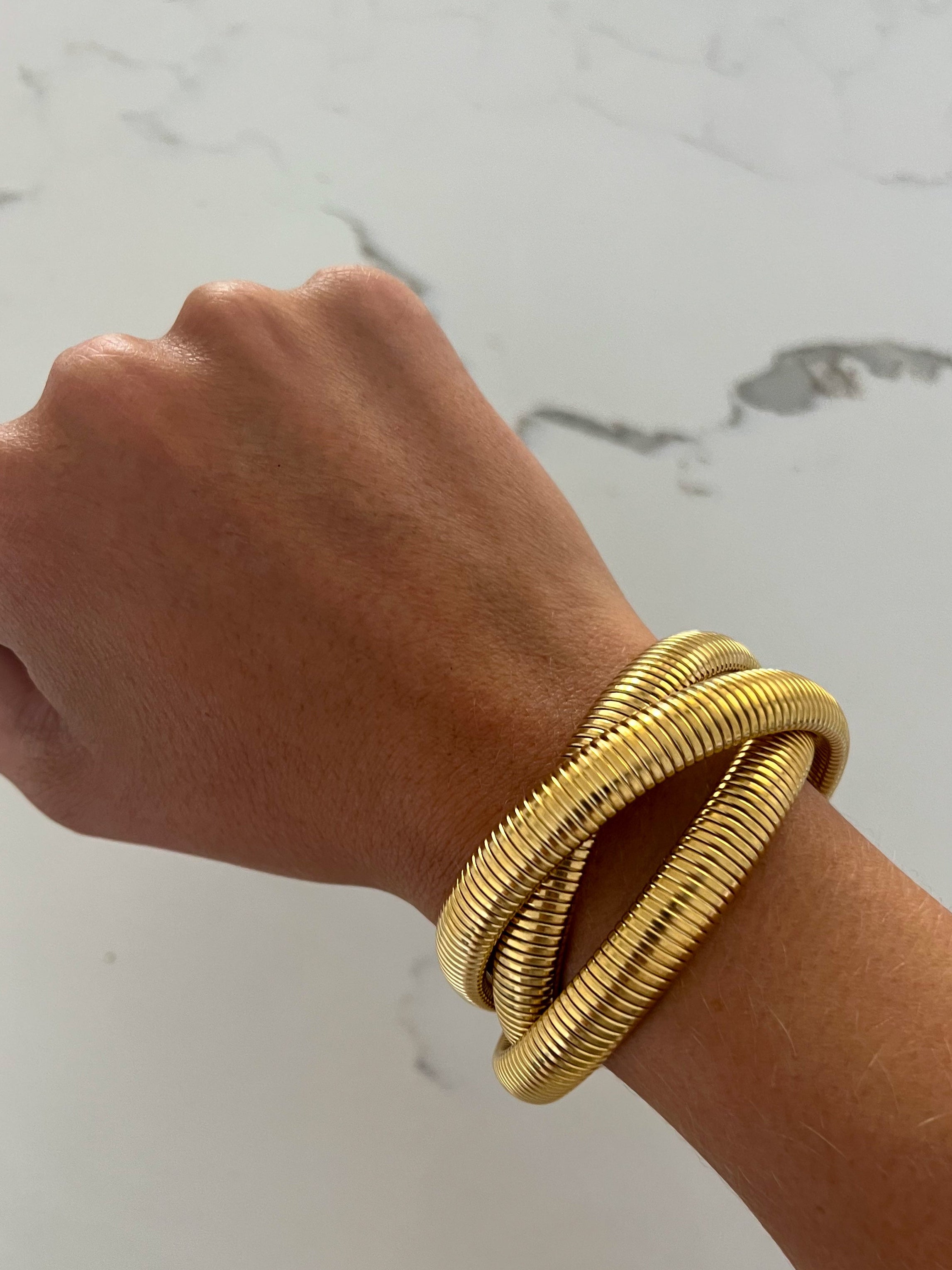 THE TRIPLE GOLD EMMA BRACELET